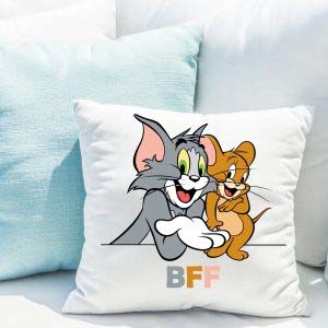 Kişiye Özel Tom Ve Jerry Tasarımlı Best Friend Yastık