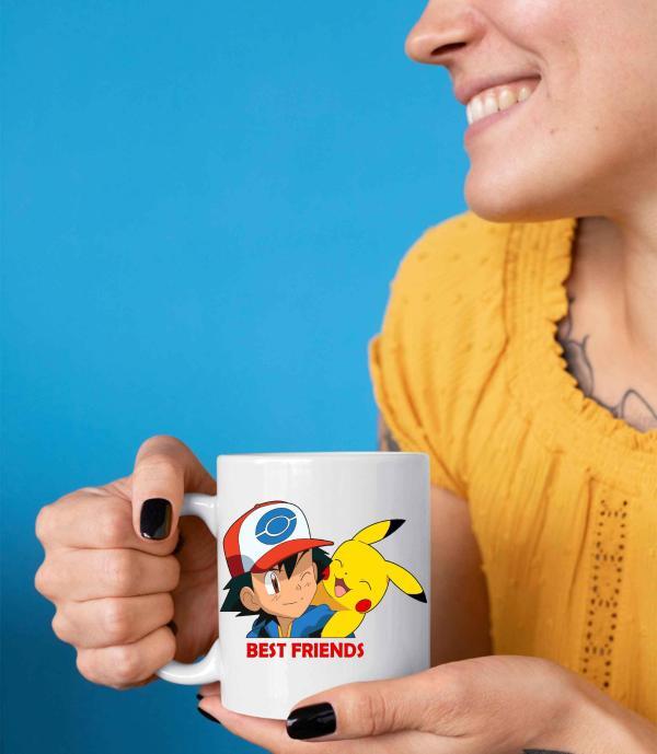 PIKACHU Tasarımlı Kupa Bardak