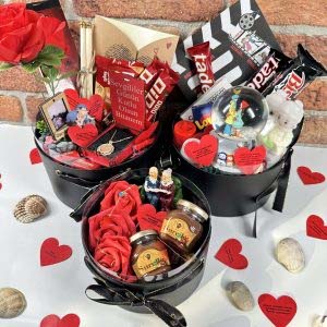 sevgililer gününe özel üçlü love set