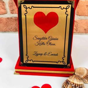 Sevgililer Günü Plaket