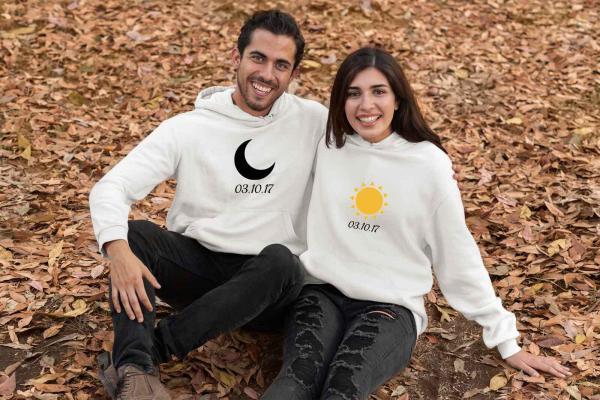 sevgiliye özel uyumlu çift tişört