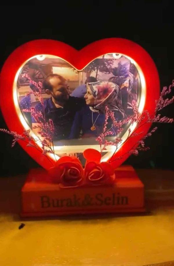 resimli gece lambası