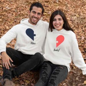 Kişiye Özel Çift 3 İplikli Şardonlu Sweat