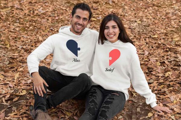 Kişiye Özel Çift 3 İplikli Şardonlu Sweat