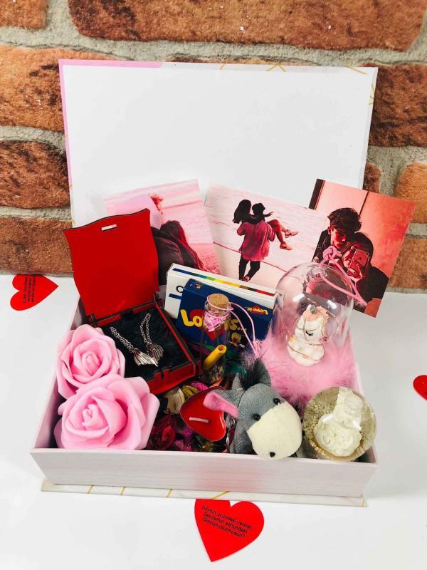 çift Kolyeli Love Set