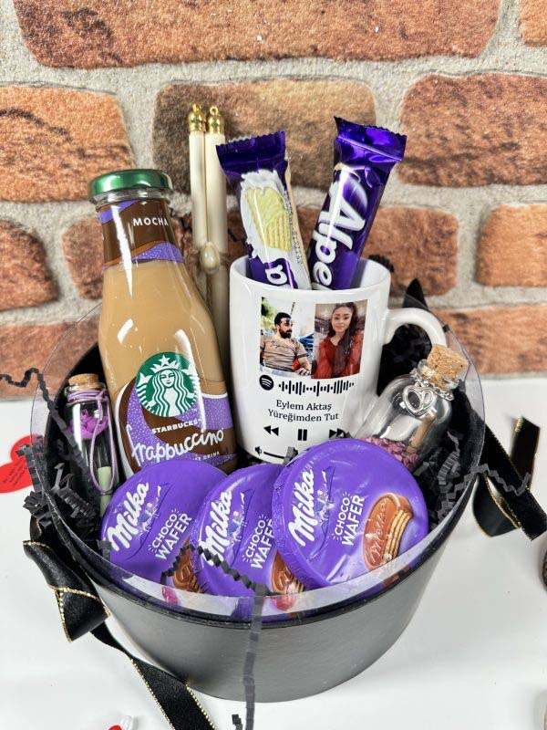 Kişiye Özel Fotoğraflı Kupa Bardak Milka Set