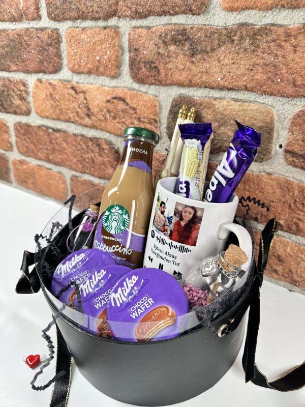 Kişiye Özel Fotoğraflı Kupa Bardak Milka Set - Görsel 3
