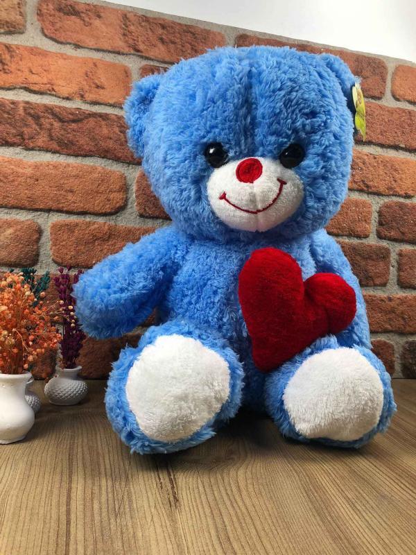 50 CM Mavi Peluş Ayıcık - Görsel 4