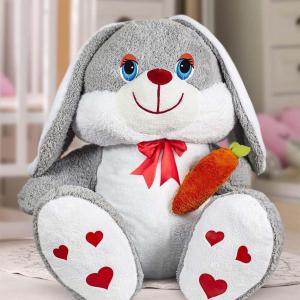 60cm gri peluş tavşan