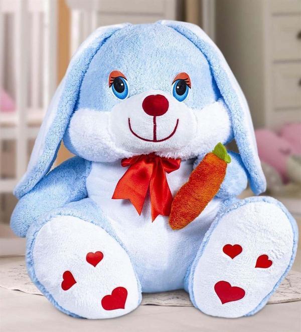 60cm mavi peluş tavşan