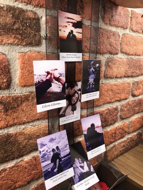 9 Fotoğraflı Kişiye Özel Kolyeli Anı Kutusu - Görsel 5