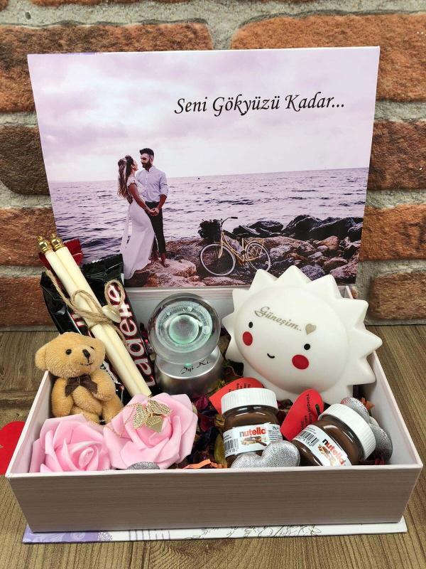 kişiye özel fotoğraflı love set