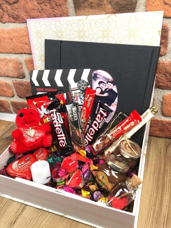 Kişiye Özel Fotoğraf Albümlü Peluş Ayıcıklı Set - Görsel 2