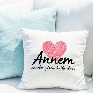 anneler günü yastık