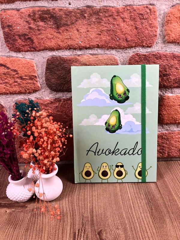 Avokado Tasarımlı Defter
