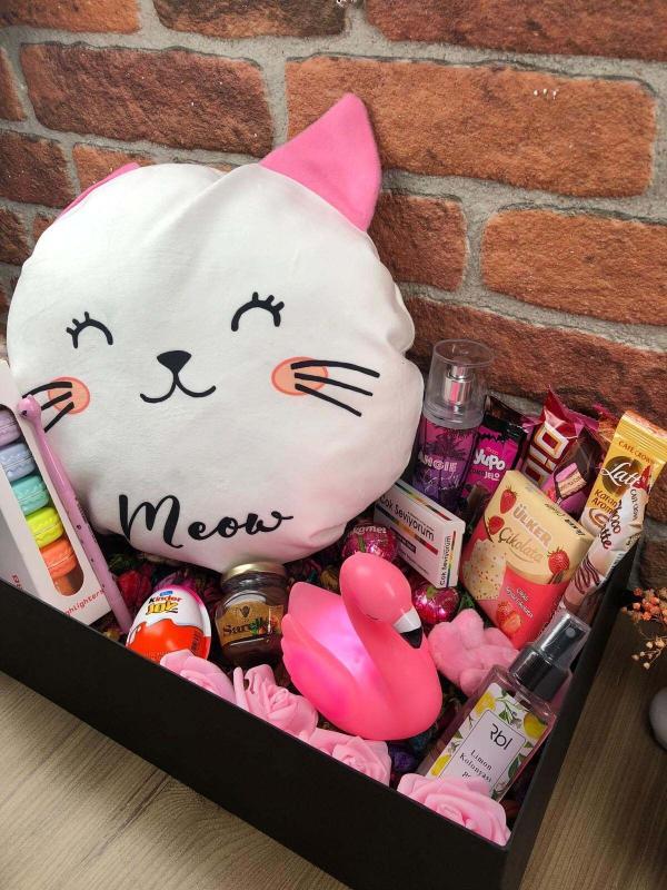 Kedi Tasarımlı Yastıklı Kombin Set - Görsel 4
