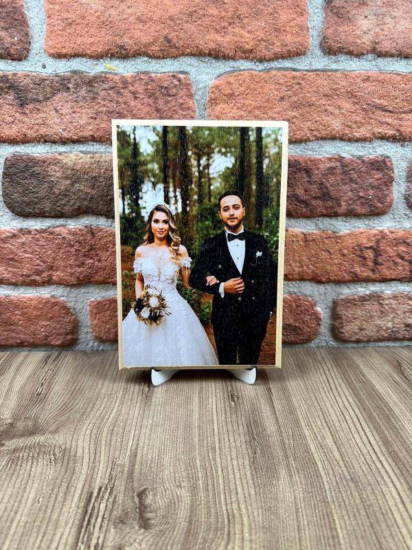 Kişiye Özel Fotoğraflı Ahşap Tablo - Görsel 3