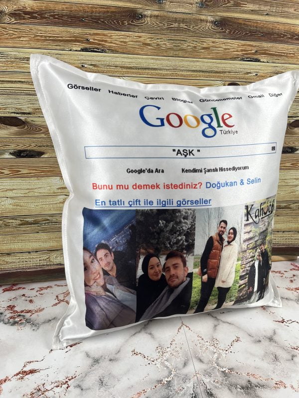 Kişiye Özel Google Arama Çubuğu Yastık - Görsel 2