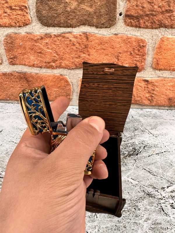 Kişiye Özel İşleme Desenli Turbo Zippo Çakmak - Görsel 5
