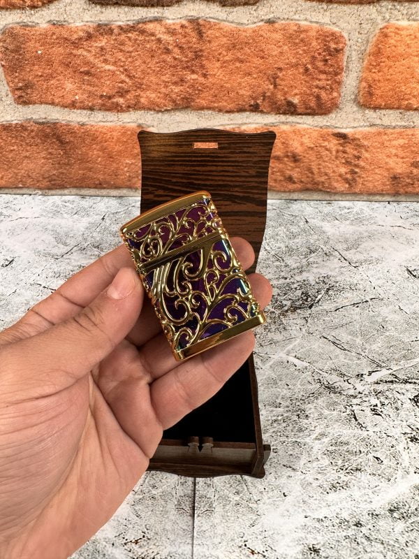 Kişiye Özel İşleme Desenli Turbo Zippo Çakmak - Görsel 8