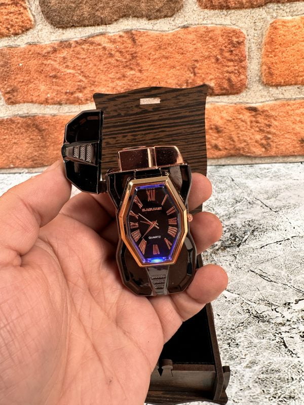 Kişiye Özel Saatli Turbo Terminator Çakmak - Görsel 10