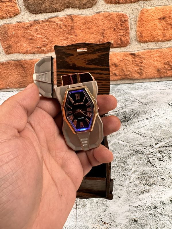Kişiye Özel Saatli Turbo Terminator Çakmak - Görsel 23