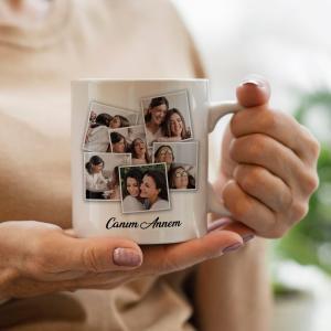 Anneler Günü 6 Fotoğraflı Kolaj Kupa