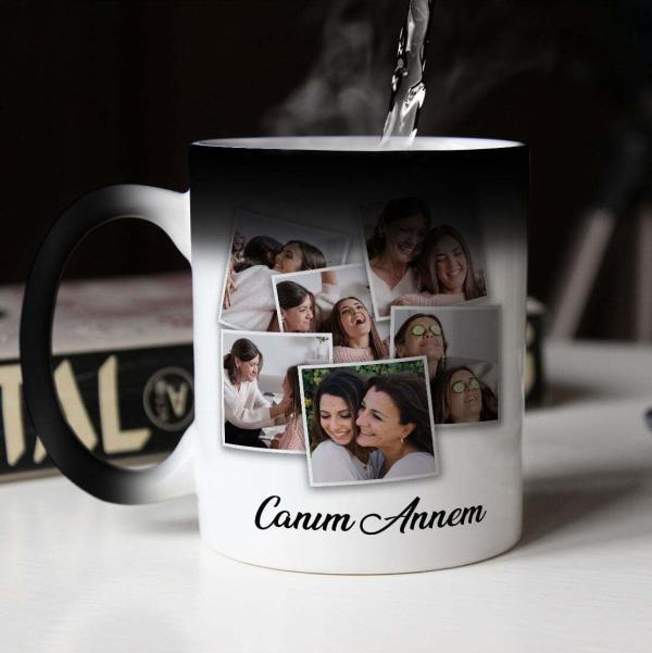 Anneler Günü 6 Fotoğraflı Sihirli Kupa
