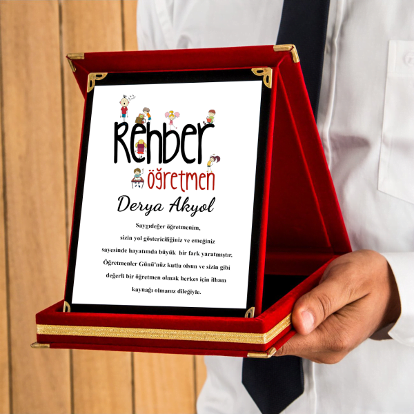 Kişiye Özel Rehberlik Öğretmen Plaket