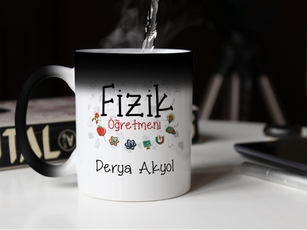 Kişiye Özel Fizik Öğretmeni Sihirli Kupa