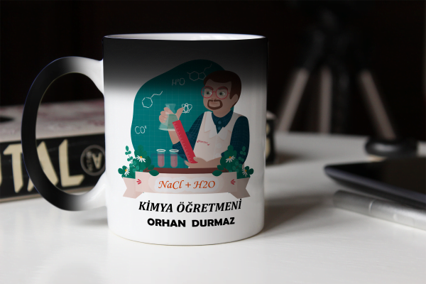 Kişiye Özel Kimya Öğretmeni Sihirli Kupa