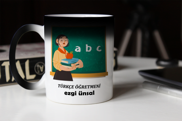 Kişiye Özel Türkçe Öğretmen Sihirli Kupa