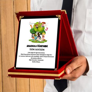 Kişiye Özel Okul Öncesi Öğretmen Plaket