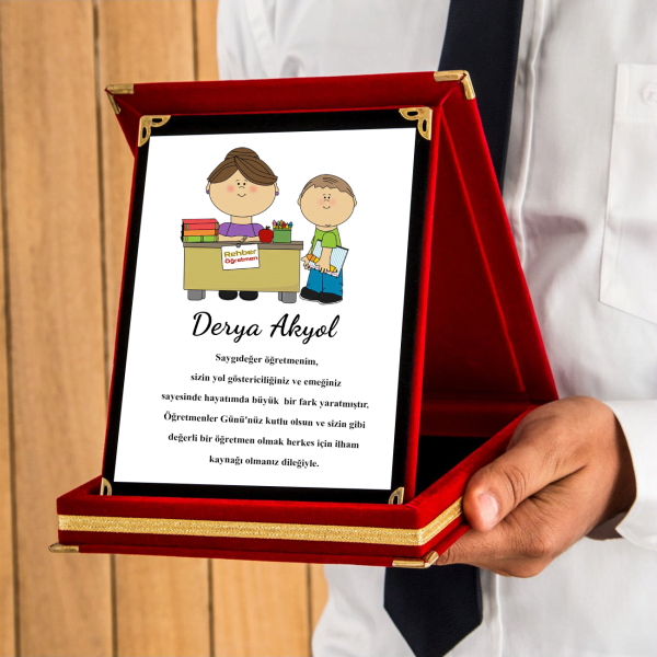 Kişiye Özel Rehberlik Öğretmen Plaket