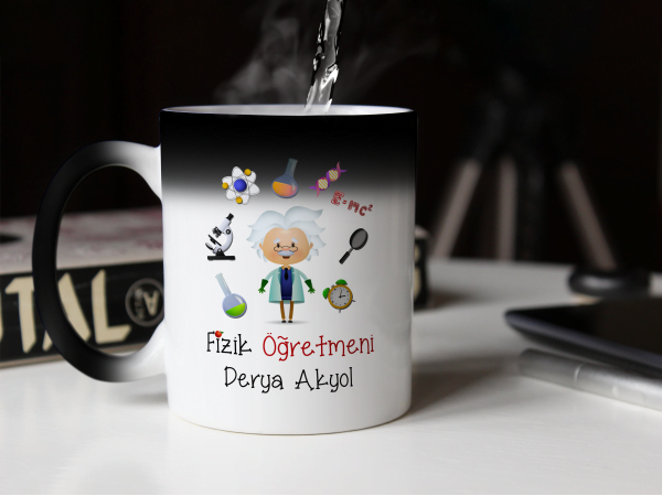 Kişiye Özel Fizik Öğretmeni Sihirli Kupa