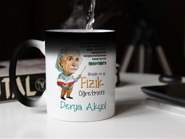 Kişiye Özel Fizik Öğretmeni Sihirli Kupa