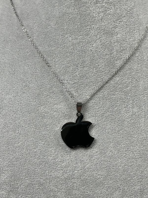 Apple Elma Desenli Kolye