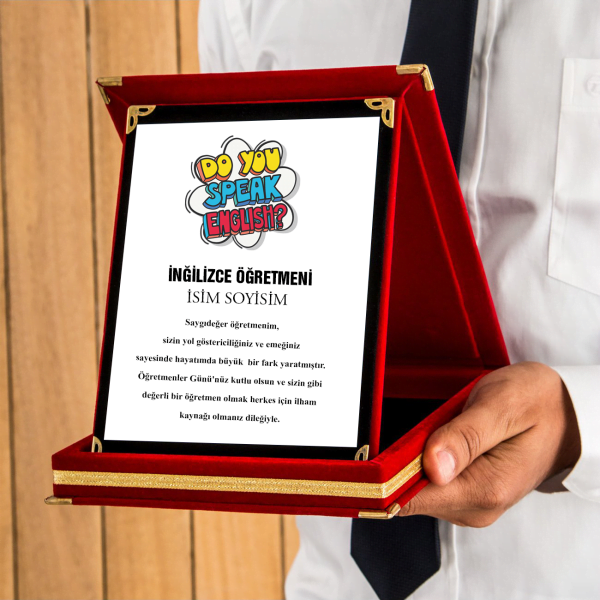 Kişiye Özel Plaket