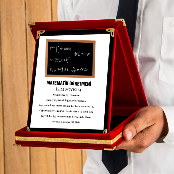 Öğretmenler Günü Plaket