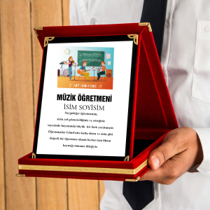 Öğretmenler Günü Hediyesi Plaket