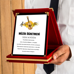 Öğretmene Hediye Plaket