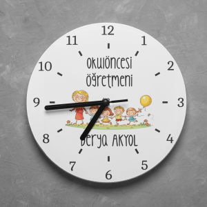 Kişiye Özel Öğretmenler Günü Duvar Saati