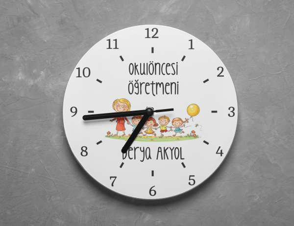 Kişiye Özel Öğretmenler Günü Duvar Saati