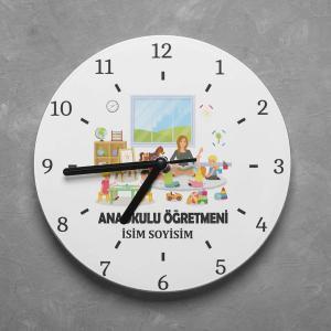 Kişiye Özel Okul Öncesi, Ana Okulu Öğretmeni Duvar Saati
