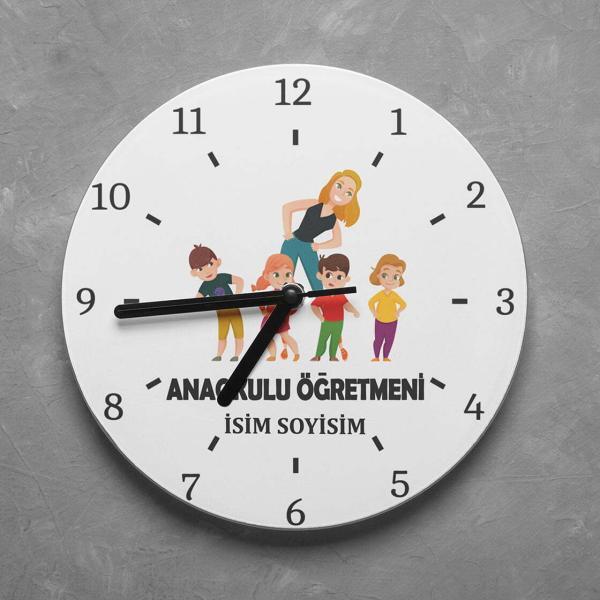 Kişiye Özel Okul Öncesi, Ana Okulu Öğretmeni Duvar Saati
