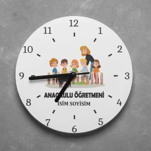 Kişiye Özel Okul Öncesi, Ana Okulu Öğretmeni Duvar Saati