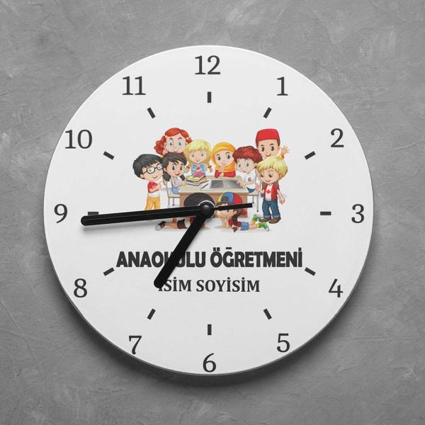 Kişiye Özel Okul Öncesi, Ana Okulu Öğretmeni Duvar Saati