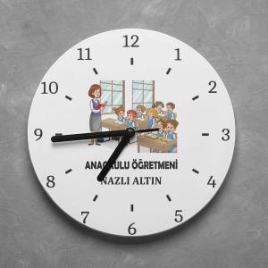 Kişiye Özel Okul Öncesi, Ana Okulu Öğretmeni Duvar Saati