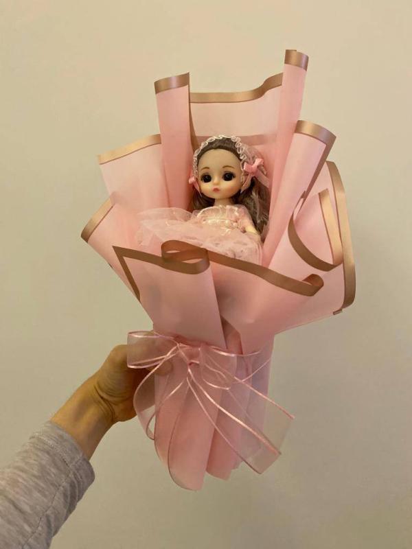 Pembe Prenses Çiçek Buketi - Görsel 3