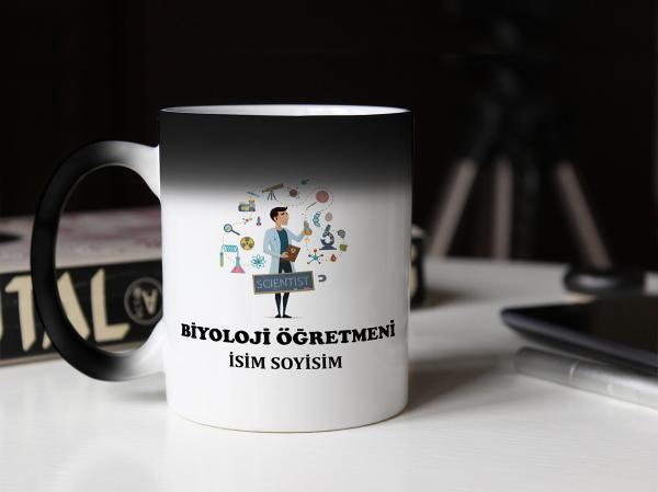 Kişiye Özel Biyoloji Öğretmeni Sihirli Kupa
